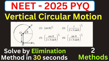 NEET - 2025 PYQ Explained - Vertical Circular Motion | NEET Physics