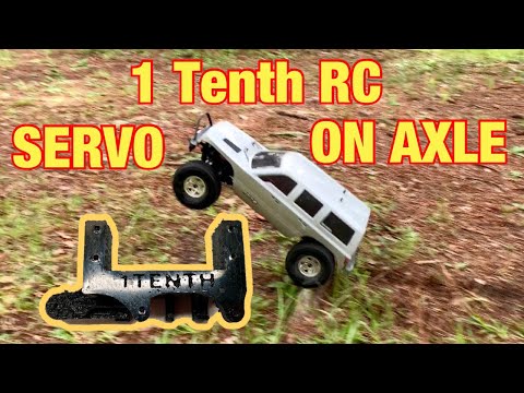 1 Tenth RC Servo On Axle Mount Redcat