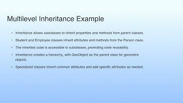 Long Summary | Lecture 13: Inheritance