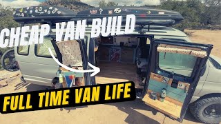 $4k Ford Econoline Van Build || Full Time Living || 3 + Years