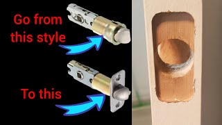 How to mortise a door latch with  face plate using Milescraft Hinge Mate 350