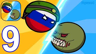 CountryBalls - Zombie Attack - Gameplay Walkthrough Part 9 New Update (iOS, Android)