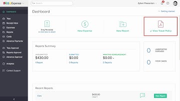 Expense Policies | Zoho Expense