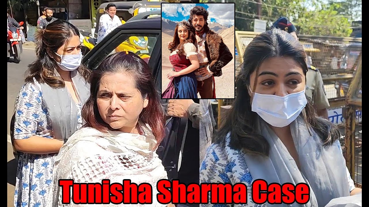Sheezan Khan Mother & Sister Shafaq Reached At Vasai Court In Tunisha