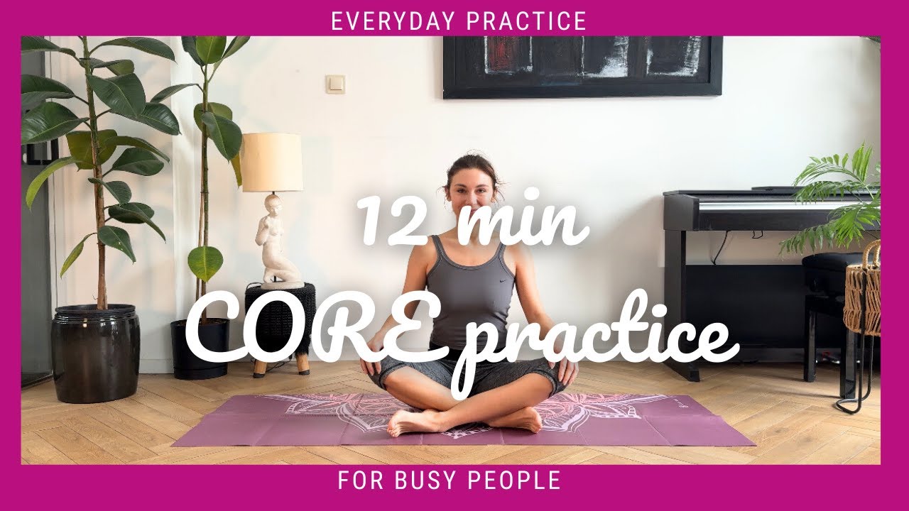 12-Min Pilates Core Flow • Breath, Mobility & Nervous System Calm