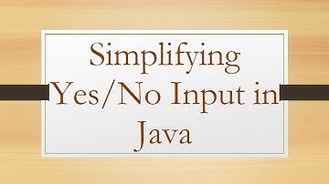 Simplifying Yes/No Input in Java