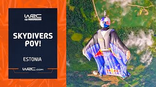 Skydivers POV! | WRC Rally Estonia 2023