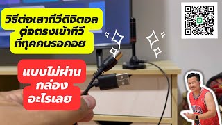 วิธีต่อเสาทีวีดิจิตอลแบบเสียบตรงกับทีวีที่ทุกคนรอคอย,เสาอากาศทีวี ,ในอาคารในร่ม,เสาอากาศ digital tv