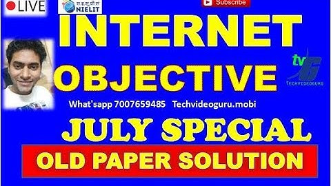 O Level Internet & Web Design Objective | internet लैंग्वेज के ऑब्जेक्टिव