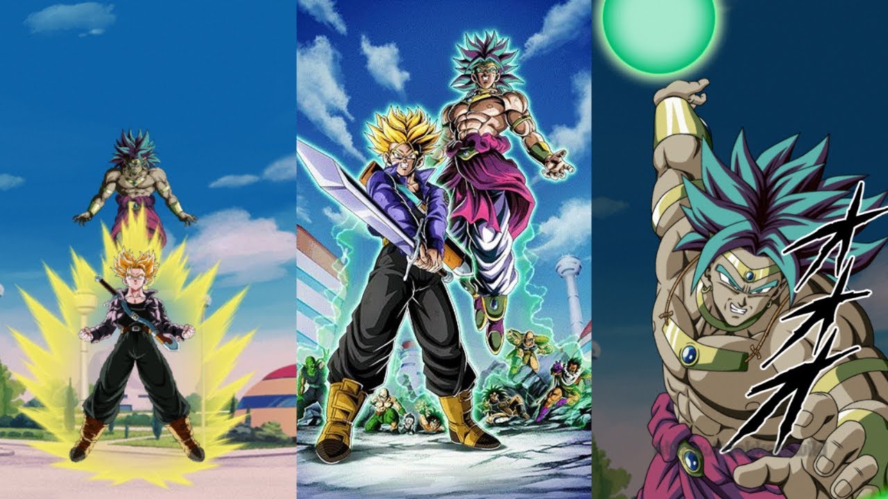 LR SUPER SAIYAN TRUNKS (TEEN) & SUPER SAIYAN BROLY ANIMATIONS (DBZ