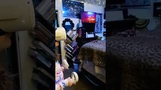 Betty attempting super-fast song on Expert Plus on beat saber