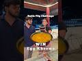 Bottle Flip Challenge 😜 | Win panna Egg Kheema Free #foodiesfindings