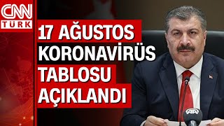 17 Ağustos Koronavirüs Tablosu Ve Vaka Sayısı Sağlık Bakanlığı Tarafından Açıklandı