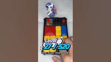 Giiker Super Slide Puzzle Level 27/520 Challenge | Slide Puzzle Brain Teaser | Screen Free Game