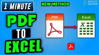 How to convert pdf to excel 2024 | Adobe acrobat Tutorial screenshot 4