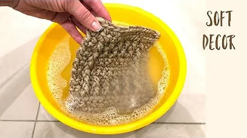 Постирала коврик из джута и шнура. Что с ним стало? | Soft Decor - Татьяна Чакур