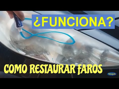 Como PULIR los FAROS del coche con pasta de dientes