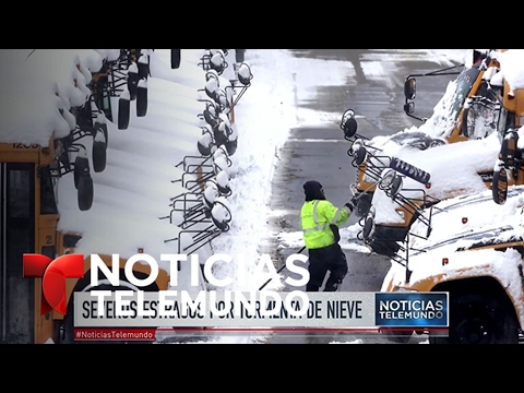 Nueva tormenta invernal arremete contra el noreste del país | Noticiero | Noticias Telemundo