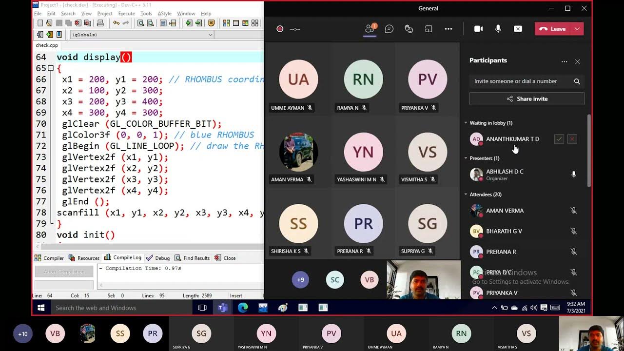 Scan fill algorithm computer graphics - YouTube