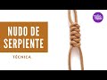 Tcnica nudo de serpiente  snake knot  tibetan knot