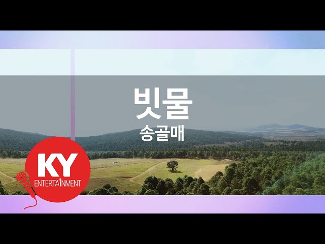 [KY ENTERTAINMENT] 빗물 - 송골매 (KY.1530) / KY Karaoke class=