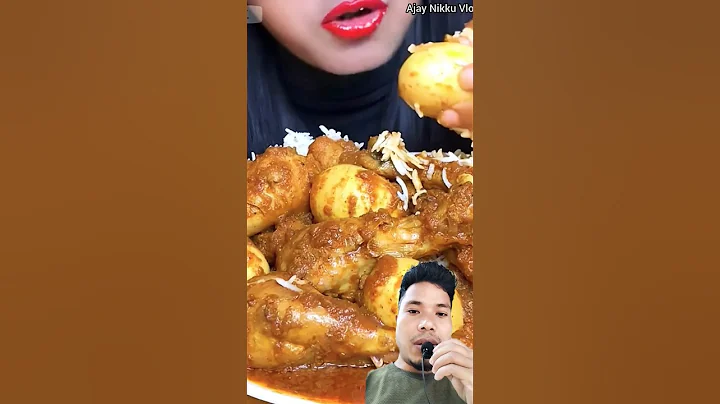 Chicken Leg With Egg Curry#food #asmr #mukbang