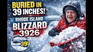 **BURIED by 39 Inches! Rhode Island Blizzard 2026 Massive Driveway Snow Cleanup**