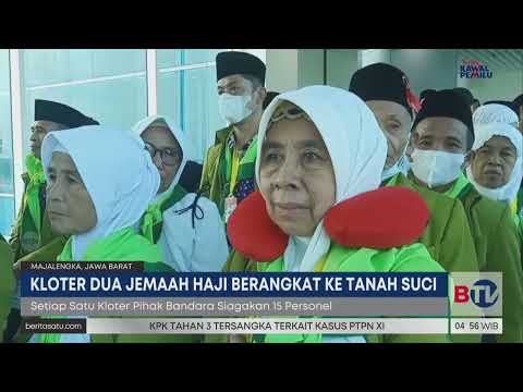 Kloter 2 Jemaah Calon Haji Asal Bandung Bertolak ke Tanah Suci Melalui Kertajati | Berita Satu @BeritaSatuChannel