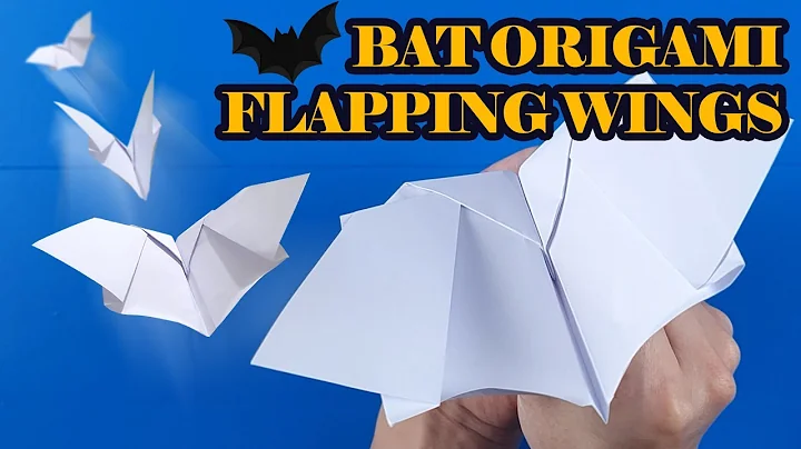 Origami Flapping Bat || How to make a paper plane fly like a bat || Paper Airplane