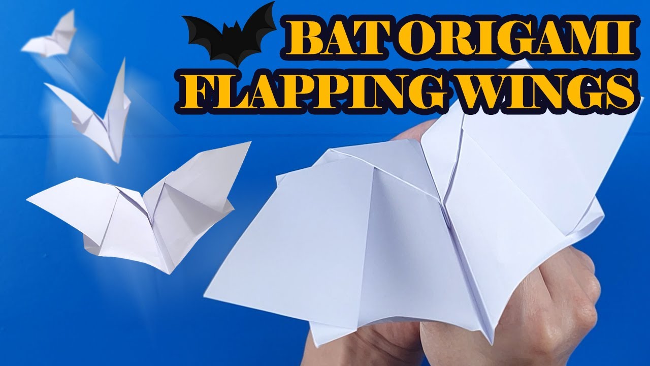 Origami Flapping Bat || How to make a paper plane fly like a bat || Paper  Airplane - YouTube
