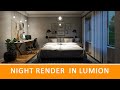 lumion interior render- lighting effects and settings tutorial (part 5-night lighting)