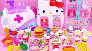 60 Minutes Satisfying with Unboxing Cute Pink Hello Kitty Playset Collection ASMR Toys Unboxing