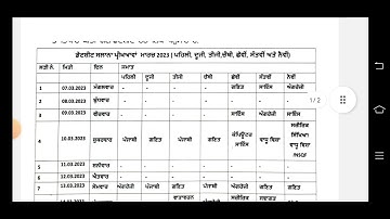 pseb non board class date sheet final board exam 2023