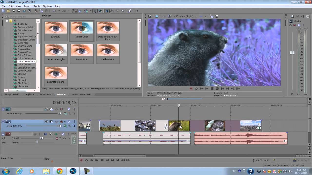 Sony Vegas Pro 11 Beginners Tutorial Youtube