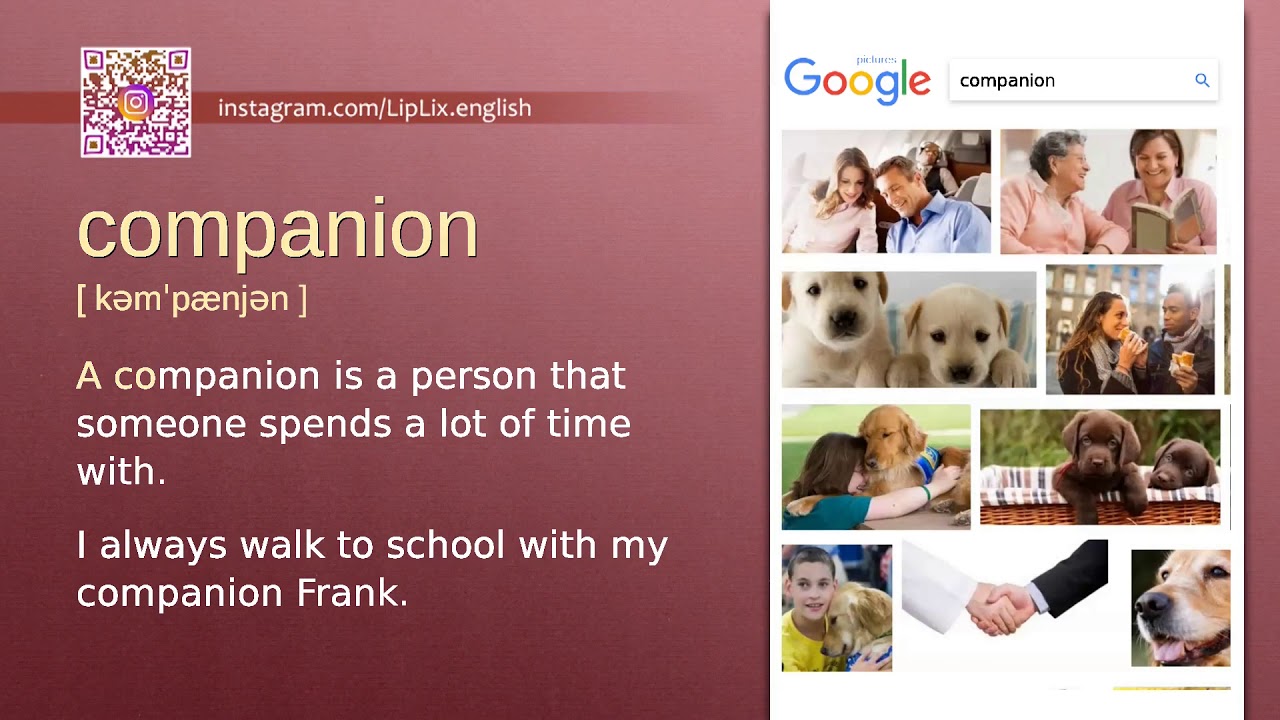 Companion B2 level english vocabulary lesson, YouTube