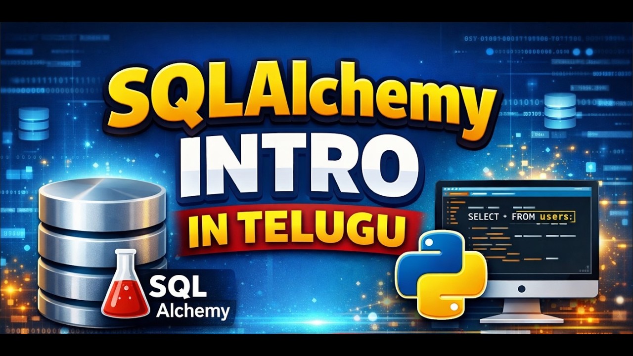 Python, MySQL and SQLAlchemy in Telugu Part 1