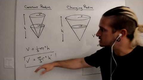Related Rates (Cone)