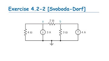 Exercise 4.2-2 Node-Voltage Analysis [Svoboda-Dorf] - Introduction to Electric Circuits 9th Edition