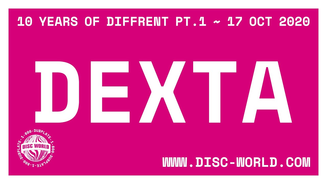 Dexta // 60-Min Vinyl DJ Set ~ Experimental  D&B / Jungle