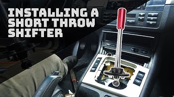 Installing a solid mount short throw shifter on our E46 track car. (2002 BMW 325i)