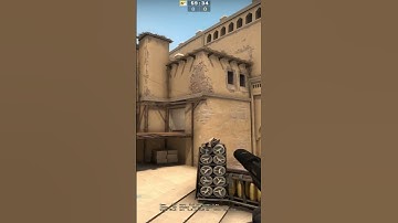 Mirage Palace smoke from CT spawn #csgo #duckyfeather #shorts