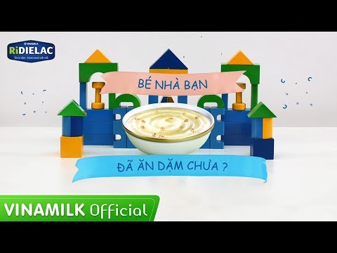 Quảng cáo Vinamilk – Bột ăn dặm RiDIELAC Vinamilk – 5 dấu hiệu bé sẵn sàng ăn dặm | Khái quát những nội dung nói về bột ăn dặm của vinamilk chi tiết nhất