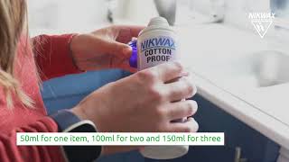How to Use Nikwax Cotton Proof