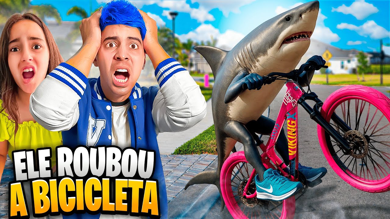 O TRALALERO ROUBOU A BICICLETA DA BELINHA!!! ele quebrou a bicicleta*