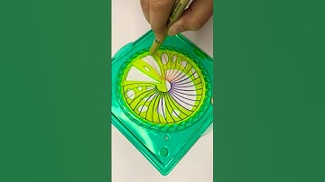 Two Colors Beautiful ASMR Spirograph Art! #art #shorts #spirograph #satisfying #asmr #trending