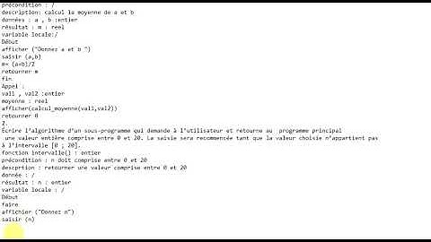 fonctions et procédures (partie 1 )