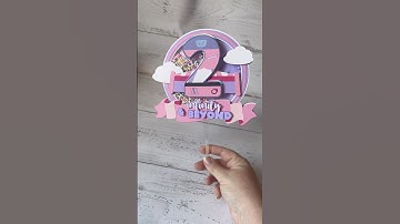 Layered cake topper #caketoppertutorial #tutorial #cricutanz #cricutmade #cricut