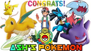 Ash's Pokémon (Congratulations Ash Ketchum)