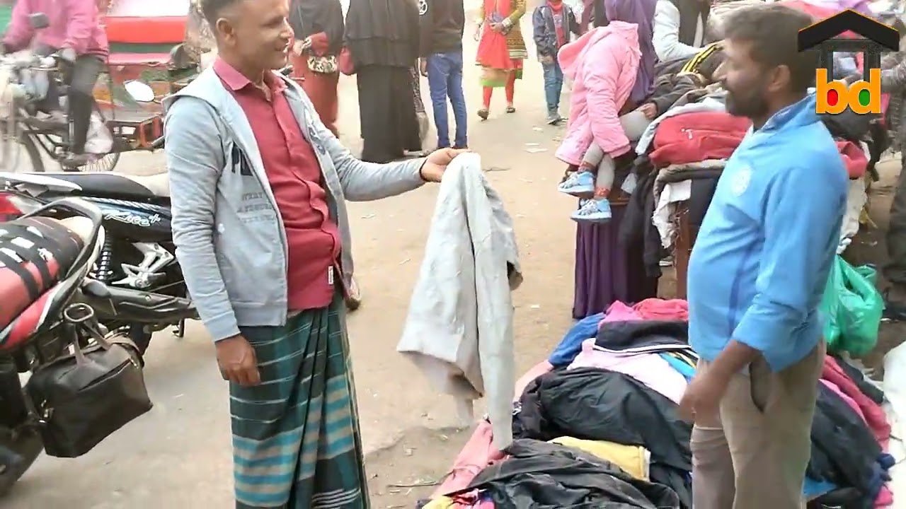 ►Direct 100 tk Each Winter Product at Roadside Open Market II Real Life Activities-Street Seller BD