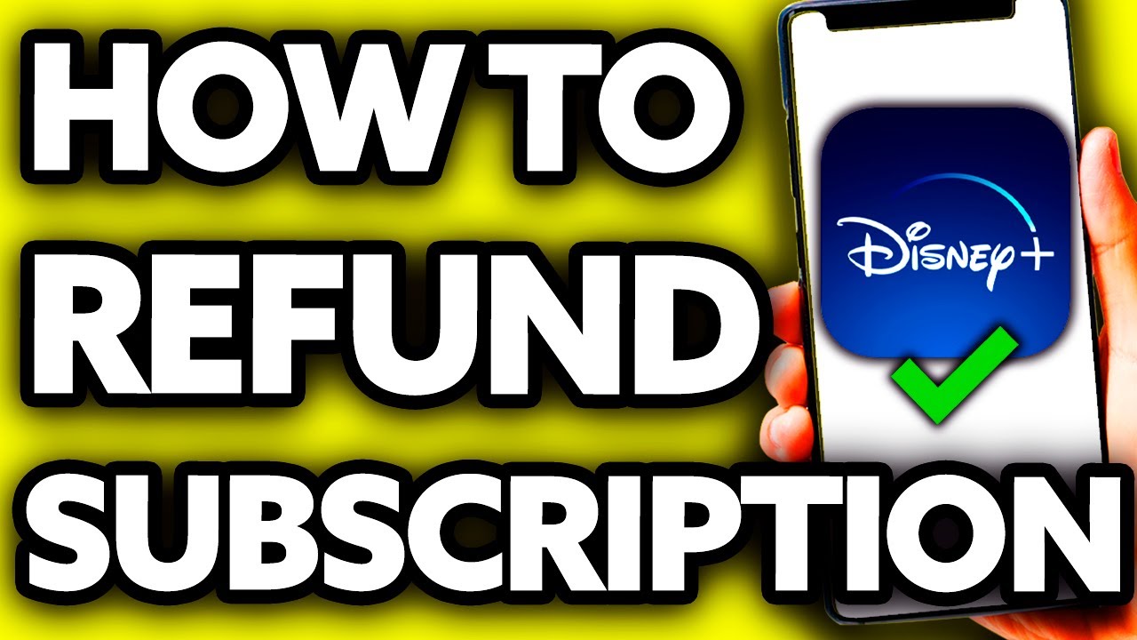 How To Refund Disney Plus Subscription ONLY Way YouTube